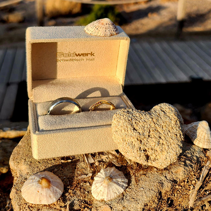 eheringe-kundenbild Eheringe Kundenbild Strand