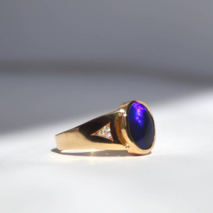 Opal Ring Goldwerk Kollektion
