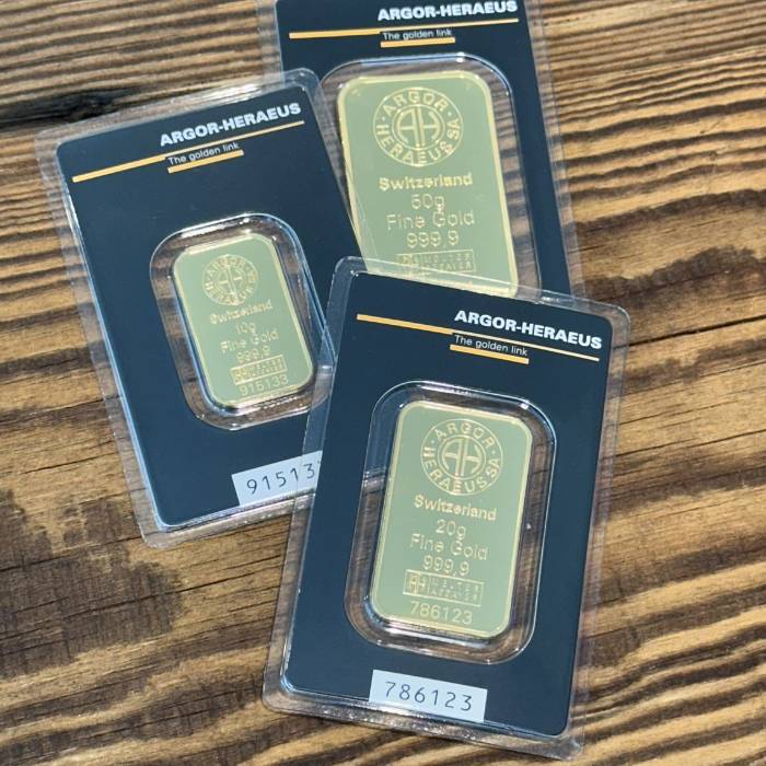 Neues aus Altgold Goldbarren